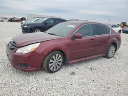 Salvage cars for sale at Taylor, TX auction: 2012 Subaru Legacy 2.5I Limited