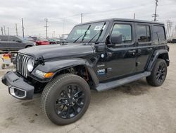 2021 Jeep Wrangler Unlimited Sahara 4XE en venta en Los Angeles, CA