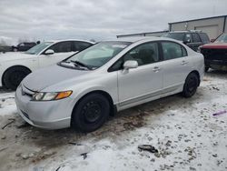 Honda salvage cars for sale: 2007 Honda Civic LX