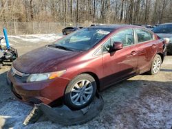 Vehiculos salvage en venta de Copart Baltimore, MD: 2012 Honda Civic EX