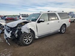 Vehiculos salvage en venta de Copart Elgin, IL: 2017 Ford Expedition EL Limited