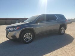 Salvage cars for sale at Andrews, TX auction: 2020 Chevrolet Traverse LS