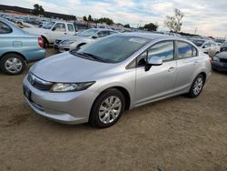 Honda Civic Vehiculos salvage en venta: 2012 Honda Civic LX