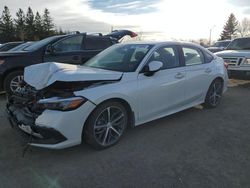 Salvage cars for sale from Copart Ontario Auction, ON: 2024 Honda Civic Touring