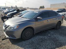 Salvage cars for sale at Mentone, CA auction: 2016 Nissan Sentra S