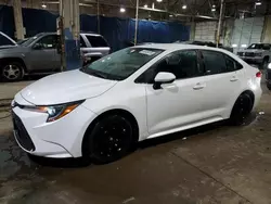 Salvage cars for sale at Woodhaven, MI auction: 2022 Toyota Corolla LE