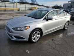 Salvage cars for sale from Copart Lebanon, TN: 2018 Ford Fusion SE Hybrid