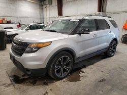 Salvage cars for sale at Milwaukee, WI auction: 2014 Ford Explorer Sport