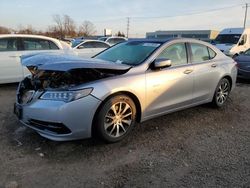 Salvage cars for sale from Copart Chicago Heights, IL: 2015 Acura TLX Tech