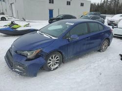 Salvage cars for sale at Cookstown, ON auction: 2020 Toyota Corolla SE