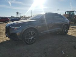 Salvage cars for sale at Chicago Heights, IL auction: 2019 Audi Q8 Premium Plus S-Line