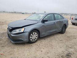 Salvage cars for sale at New Braunfels, TX auction: 2014 Volkswagen Jetta Base