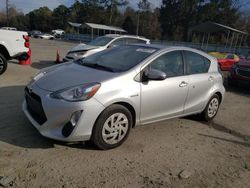 Salvage cars for sale at Savannah, GA auction: 2016 Toyota Prius C