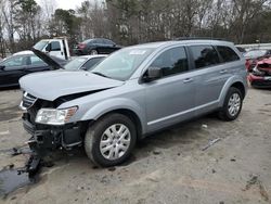 Salvage cars for sale at Austell, GA auction: 2015 Dodge Journey SE