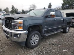 Salvage cars for sale at Graham, WA auction: 2017 Chevrolet Silverado K2500 Heavy Duty LTZ