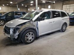 Salvage cars for sale at Blaine, MN auction: 2012 Honda Odyssey EXL