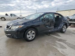 Salvage cars for sale from Copart Haslet, TX: 2015 Honda Civic LX