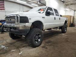 Salvage cars for sale at Ham Lake, MN auction: 2003 Ford F350 SRW Super Duty