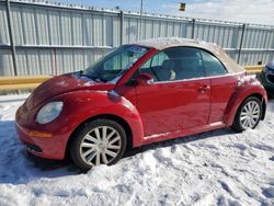 Salvage cars for sale at Dyer, IN auction: 2008 Volkswagen New Beetle Convertible SE