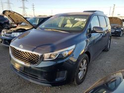 KIA Vehiculos salvage en venta: 2017 KIA Sedona LX