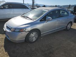 2006 Honda Civic Hybrid en venta en San Martin, CA