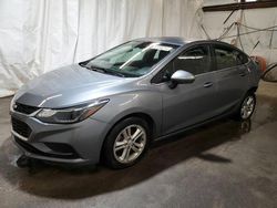 Salvage cars for sale at Ebensburg, PA auction: 2018 Chevrolet Cruze LT