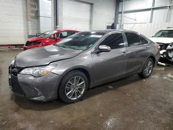 Salvage cars for sale at Ham Lake, MN auction: 2017 Toyota Camry LE