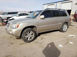 Salvage cars for sale at auction: 2007 Toyota Highlander Hybrid