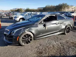 Salvage cars for sale at Las Vegas, NV auction: 2016 Cadillac ATS-V