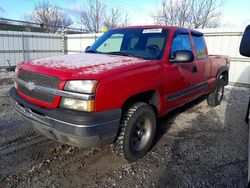 Salvage cars for sale at Walton, KY auction: 2003 Chevrolet Silverado K1500