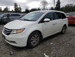 Salvage cars for sale from Copart Graham, WA: 2015 Honda Odyssey EXL