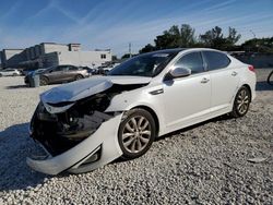 Salvage Cars with No Bids Yet For Sale at auction: 2015 KIA Optima EX