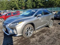 Salvage cars for sale from Copart Graham, WA: 2019 Lexus RX 450H Base