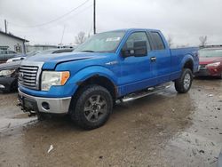 Salvage cars for sale at Pekin, IL auction: 2010 Ford F150 Super Cab