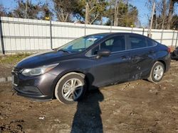 Salvage cars for sale at Hampton, VA auction: 2017 Chevrolet Cruze LT