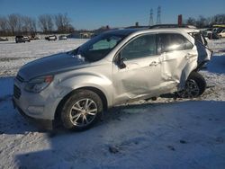 Salvage cars for sale at Barberton, OH auction: 2017 Chevrolet Equinox LT