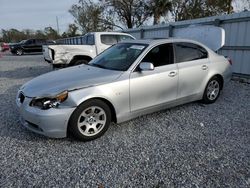 Salvage cars for sale at Riverview, FL auction: 2004 BMW 525 I