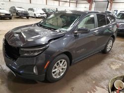 Salvage cars for sale at Lansing, MI auction: 2022 Chevrolet Equinox LT