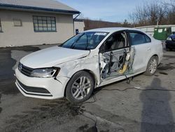 Salvage cars for sale at Grantville, PA auction: 2017 Volkswagen Jetta S