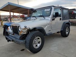 Salvage cars for sale from Copart Grand Prairie, TX: 2002 Jeep Wrangler / TJ X