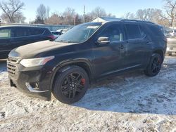 Salvage cars for sale at Wichita, KS auction: 2019 Chevrolet Traverse Premier