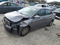 Salvage cars for sale at Riverview, FL auction: 2017 Hyundai Accent SE