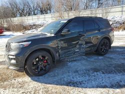 Vehiculos salvage en venta de Copart Davison, MI: 2022 Ford Explorer ST