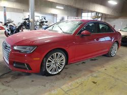 Salvage cars for sale at Indianapolis, IN auction: 2017 Audi A4 Premium Plus