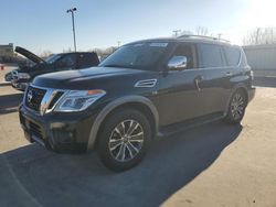 Salvage cars for sale at Wilmer, TX auction: 2019 Nissan Armada SV