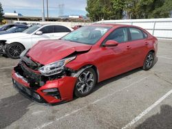 Salvage cars for sale at Rancho Cucamonga, CA auction: 2021 KIA Forte FE