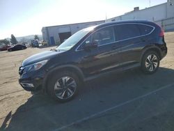 Salvage cars for sale from Copart Vallejo, CA: 2015 Honda CR-V Touring