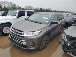 Toyota salvage cars for sale: 2019 Toyota Highlander LE