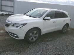 Salvage cars for sale at Riverview, FL auction: 2014 Acura MDX