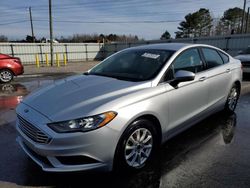 Ford Fusion salvage cars for sale: 2017 Ford Fusion S